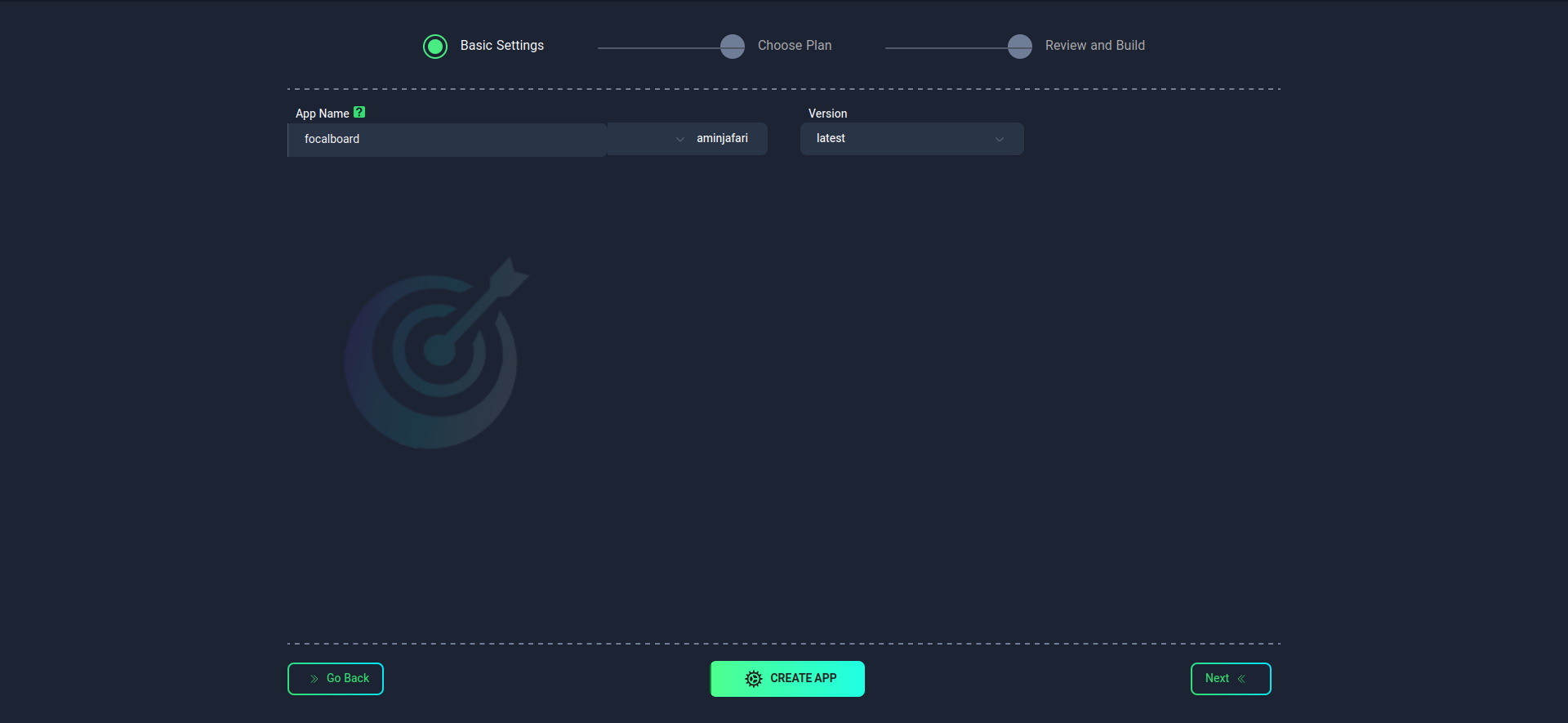 Create FocalBoard Application