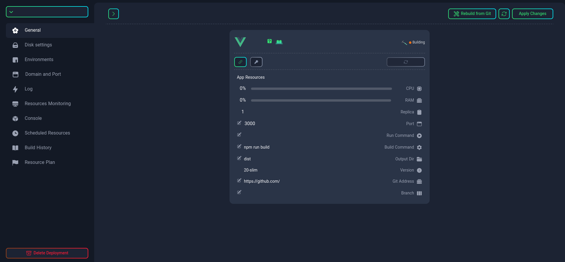 Vue Project Management